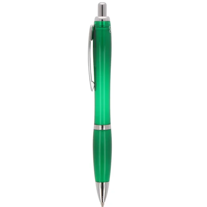 Pióro kulkowe Hawaii transparent Ocean Bound Plastic / Transparentny / zielony LT87820-N0431
