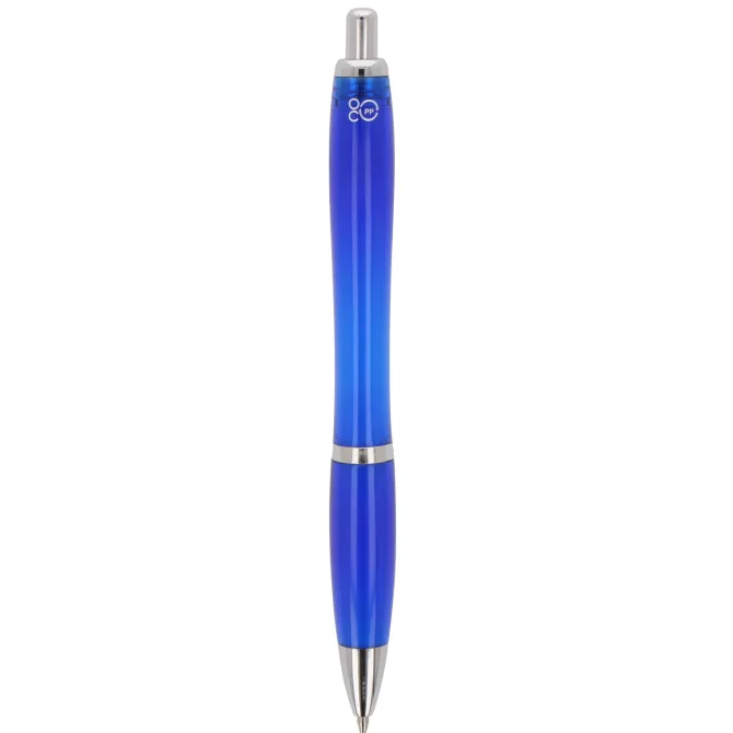 Pióro kulkowe Hawaii transparent Ocean Bound Plastic / Transparentny / niebieski LT87820-N0411