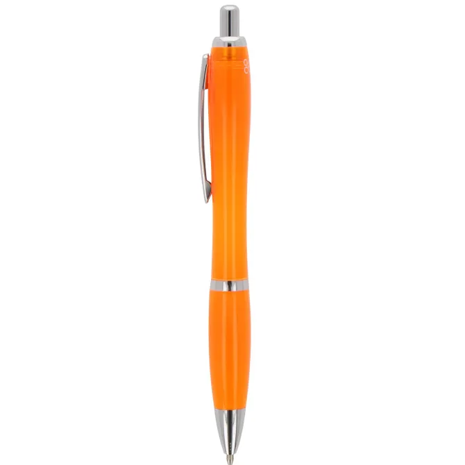 Pióro kulkowe Hawaii transparent Ocean Bound Plastic / Transparentny / pomarańczowy LT87820-N0426