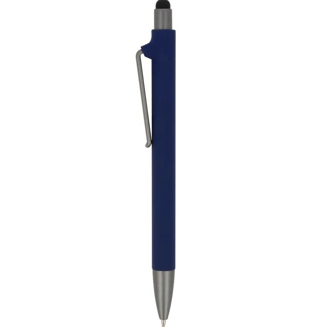 Pióro kulkowe Madeira z rysikiem R-ABS / Ciemnoniebieski LT87851-N0010