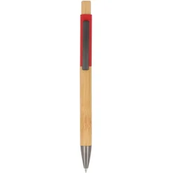 Pióro kulkowe Madrid bamboo / Czerwony LT87752-N0021