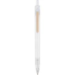 Pióro kulkowe, spinacz do papieru / Transparentny / biały LT87822-N0401