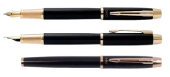 Pióro wieczne EXO Aries, czarny lakier, wykończenia złote, etui premium / Czarny EXP1030.03GTFP-CZ