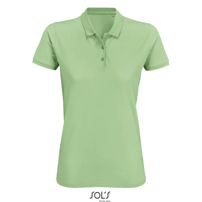 PLANET Damskie POLO 170g / Frozen Green S03575-GN-L