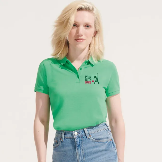 PLANET Damskie POLO 170g / Wiosenna Zieleń S03575-EO-S