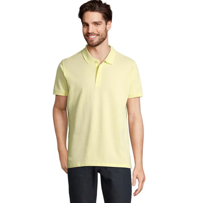 PLANET Męskie POLO 170g / Jasno Żółty S03566-LY-3XL