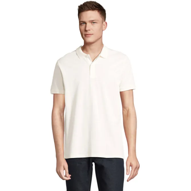 PLANET Męskie POLO 170g / Off-White S03566-WW-XXL