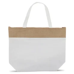 Plażowa torba chłodząca bawełna/juta 43x33x14 cm / Ecru LT95267-N0054