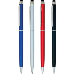 Plastikowy długopis z touchpenem / Bric / Czarny IP13140311