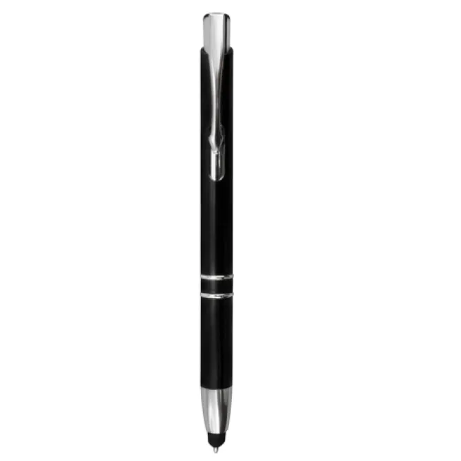 Plastikowy długopis z touchpenem / Strix / Czarny IP13148011