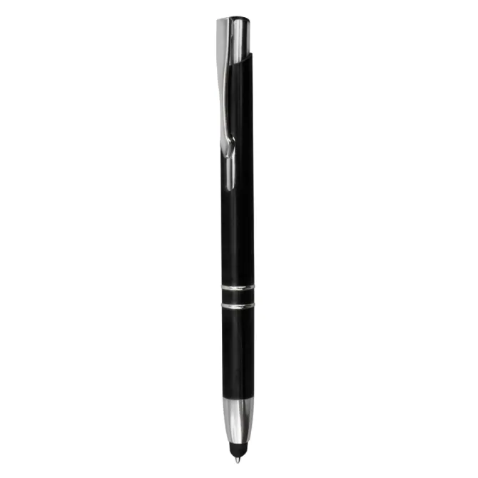 Plastikowy długopis z touchpenem / Strix / Czarny IP13148011