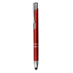 Plastikowy długopis z touchpenem / Strix / Srebrny IP13148090