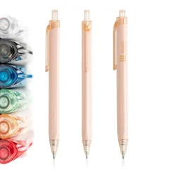 Plastikowy trójkątny długopis / Triplast / Light Pink IP13159258