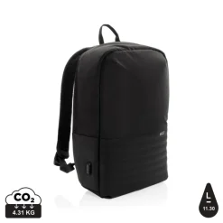 Plecak chroniący przed kieszonkowcami Swiss Peak AWARE™ RPET / Czarny P763.131