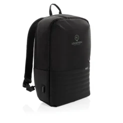 Plecak chroniący przed kieszonkowcami Swiss Peak AWARE™ RPET / Czarny P763.131