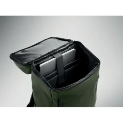 Plecak na laptopa 15" PU / Ciemnozielony MO3122-60
