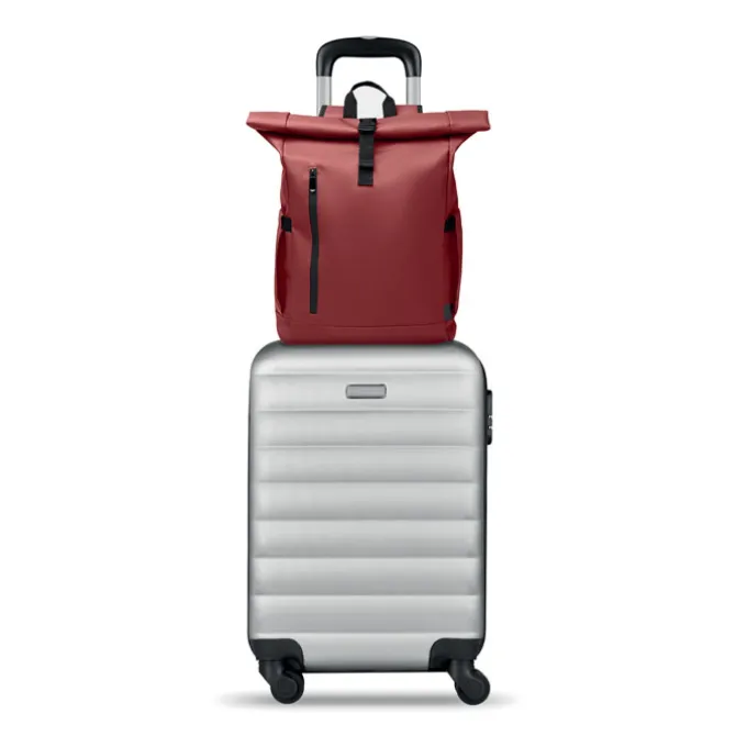 Plecak na laptopa Rolltop 600D / Burgund MO2643-02