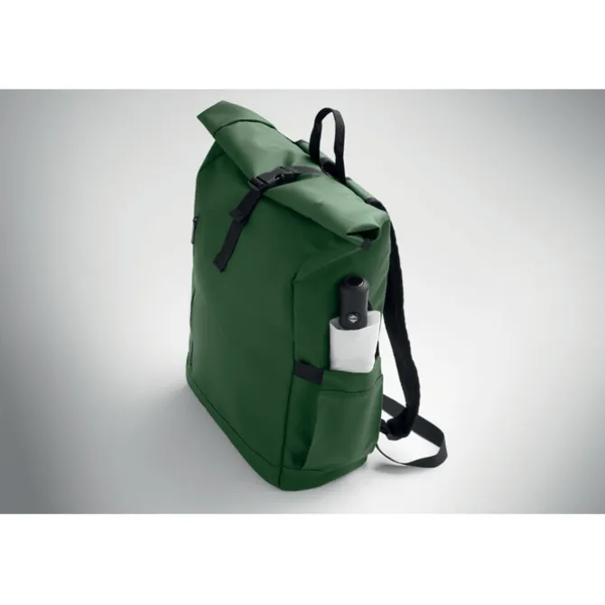 Plecak na laptopa Rolltop 600D / Ciemnozielony MO2643-60