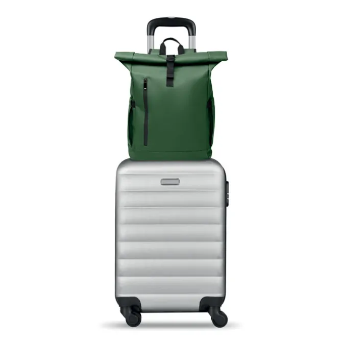 Plecak na laptopa Rolltop 600D / Ciemnozielony MO2643-60