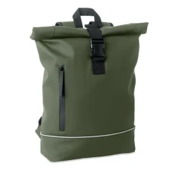 Plecak na laptopa 15" rolltop PU / Ciemnozielony MO2581-60