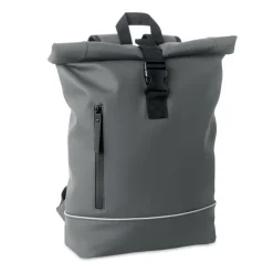 Plecak na laptopa 15" rolltop PU / Kamienny Szary MO2581-15