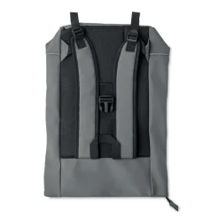 Plecak na laptopa 15" rolltop PU / Kamienny Szary MO2581-15