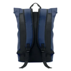 Plecak na laptopa 15" rolltop PU / Niebieski MO2581-04