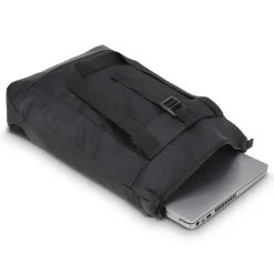 Plecak na laptopa rPET 600D Navi 36 x 40 x 10 cm / Czarny LT95397-N0002
