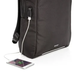 Plecak na laptopa Swiss Peak AWARE™, ochrona RFID / Czarny P763.161