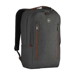 Plecak na laptopa z saszetką Wenger City Style Upgrade 16'' / Szary W606489