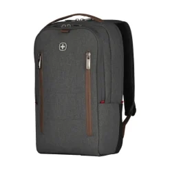 Plecak na laptopa z saszetką Wenger City Style Upgrade 16'' / Szary W606489