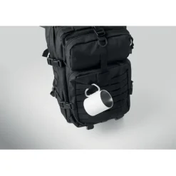 Plecak outdoorowy 600D RPET / Czarny MO2970-03