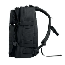 Plecak outdoorowy 600D RPET / Czarny MO2970-03