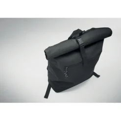 Plecak rolltop poliester 600D / Czarny MO2170-03