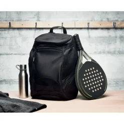 Plecak sportowy 600D RPET / Czarny MO6325-03