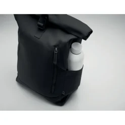 Plecak typu rolltop 390 gr/m² / Czarny MO2552-03