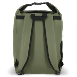 Plecak z klamrą R-PET 600D Rolltop 20L / Oliwkowa zieleń LT95352-N0043