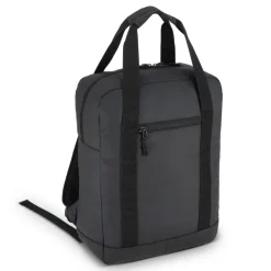 Plecak z powłoką PU, wykonany z materiału R-PET 600D, 27,5 x 12 x 37,5 cm, 12 l / Czarny LT95362-N0002