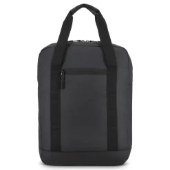 Plecak z powłoką PU, wykonany z materiału R-PET 600D, 27,5 x 12 x 37,5 cm, 12 l / Czarny LT95362-N0002