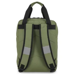 Plecak z powłoką PU, wykonany z materiału R-PET 600D, 27,5 x 12 x 37,5 cm, 12 l / Szary LT95362-N0061