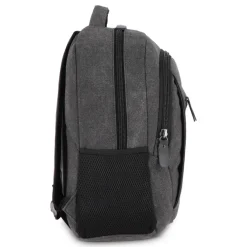 Plecak z płótna bawełnianego z recyklingu Harper / Ciemnoszary LT95297-N0060