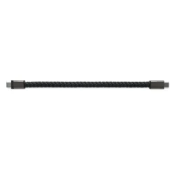 Pleciona bransoletka z USB-C / Czarny MO2646-03
