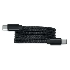 Pleciony kabel magnetycznyRPET / Bialy/Czarny MO2778-33