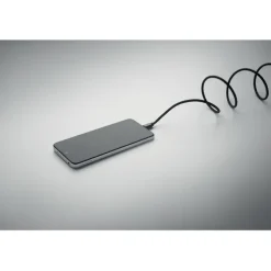Pleciony kabel magnetycznyRPET / Bialy/Czarny MO2778-33