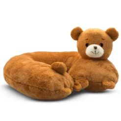 Pluszowa poduszka, zagłówek podróżny, miś | Triperd / Jasnobrązowy HE798-18