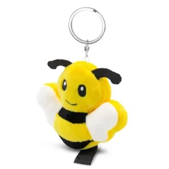 Pluszowa pszczoła RPET, brelok | Miro / żółty HE851-08