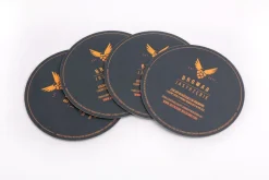 Podkładka beermat fi 100mm - dwustronna / Wielokolorowy OMPO0203