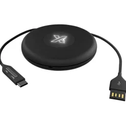 Podróżny podświetlany kabel SCX.design C18 / Czarny 2PX00490