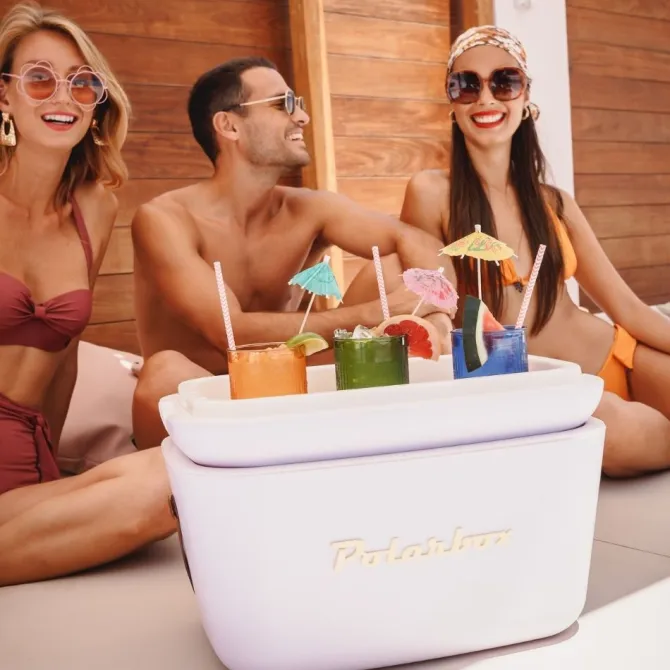 Polarbox lodówka 12L / Morski – Musztardowy Klasyczny PBX129311