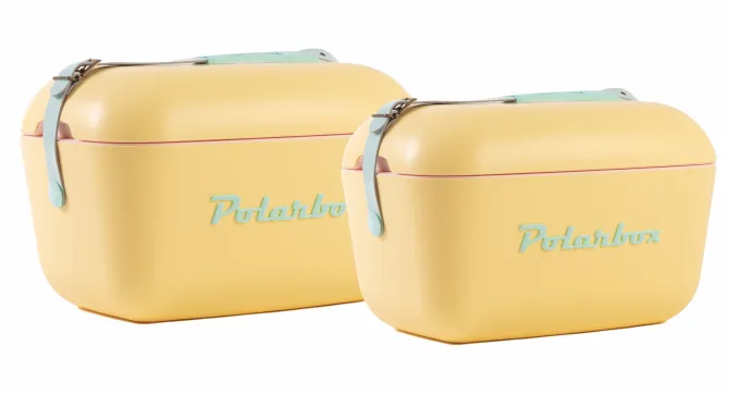 Polarbox lodówka 12L / Żółty – Błękitny Pop PBX129268